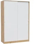 Calicosy Schrank, Wei&szlig;, Holzwerkstoff, 120x200x54 cm, Schlafzimmer,
