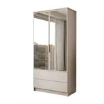 Lookway Kleiderschrank, Kaschmir, Holzwerkstoff, 100x210x57 cm, Schlafzimmer,