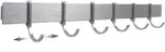 Designfabrik Hamburg Hakenleiste, Silber, Metall, Rechteckig, 40x3x1 cm, Kochen,