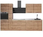 Vicco K&uuml;chenzeile, Eiche, Eiche, Holzwerkstoff, Rechteckig, 310x206.8x60 cm,