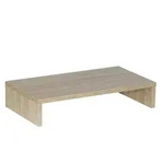 CARO-M&ouml;bel Monitorst&auml;nder, Sonoma Eiche, Holzwerkstoff, Mode, 50x10x27 cm,
