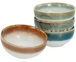 Creatable Sch&uuml;sselset Cascade Bowls Mix, Blau, Braun, Grau, Gr&uuml;n, Keramik,