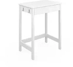 Vicco Schreibtisch, Wei&szlig;, Holzwerkstoff, 1 F&auml;cher, 1 Schubladen,