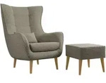 Mirjan24 Sessel, Hellbraun, Holz, Buche, 1-Sitzer, 80x106x95 cm, Wohnzimmer,...