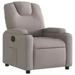 vidaXL Relaxsessel, Taupe, Textil, 88x97x74 cm, Wohnzimmer, Sessel, Relaxsessel