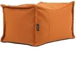 icon Hocker, Orange, Textil, 1-Sitzer, F&uuml;llung: EPS Mikroperlen, Rechteckig,