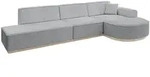 Altdecor Ecksofa, Grau, Textil, 4-Sitzer, L-Form, 328x171 cm, Wohnzimmer, Sofas...