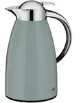 Alfi Isolierkanne Signo, Dunkelgr&uuml;n, Metall, 1 L, Ausgie&szlig;er, lebensmittelecht,