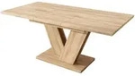 Okwish Esstisch, Eiche, Holzwerkstoff, 80x75.5x180 cm, Esszimmer, Tische,...