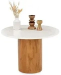 Idimex Couchtisch, Wei&szlig;, Natur, Holz, Naturmaterialien, Echtholz,Akazie, Mode,...