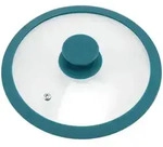 bremermann Glasdeckel, Blau, Glas, 20x4x20 cm, Kochen, T&ouml;pfe, Topfdeckel