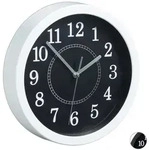 Relaxdays Wanduhr, Mehrfarbig, Kunststoff, 20x20x4 cm, Dekoration, Uhren, Wanduhren