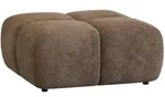 Fun M&ouml;bel Polsterhocker, Braun, Textil, 90x45x90 cm, Wohnzimmer, Hocker, Sitzhocker