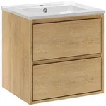 Petits-meubles Waschtisch, Braun, Holzwerkstoff, 51x52x46 cm, Badezimmer,