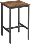 Boxxx Bartisch, Braun, Schwarz, Metall, Holzwerkstoff, teilmassiv, 60x90x60 cm,
