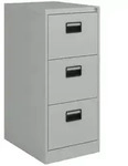 [en.casa] Schubladenschrank, Grau, Metall, 3 Schubladen, 45x103x62 cm,...