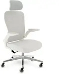 Clouvou B&uuml;rostuhl, Beige, Metall, Kunststoff, 1-Sitzer, F&uuml;llung: Schaumstoff,