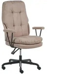 Beliani B&uuml;rostuhl, Braun, Textil, 75x106x66 cm, Arbeitszimmer, B&uuml;rost&uuml;hle,
