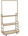 MCW Standgarderobe, Hellbraun, Holz, 93x175x38 cm, Garderobe, Garderobenst&auml;nder