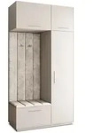 Masseno Garderobenschrank, Kaschmir, Beige, Holzwerkstoff, 5 F&auml;cher,...