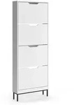 Vicco Schuhkipper, Wei&szlig;, Holzwerkstoff, 4 Schubladen, Rechteckig, 59x157.5x17...