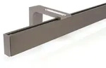 Deco-Raum Gardinenschiene, Silber, Metall, 220 cm, Wohntextilien, Gardinen &