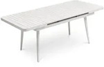 Idimex Gartentisch, Wei&szlig;, Metall, Mode, 150x78x90 cm, Gartenm&ouml;bel,...