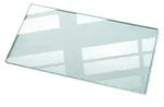 Tulup Tischplatte, Transparent, Glas, Rechteckig, 100x0.4x50 cm, Esszimmer,...