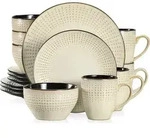 Kombiservice, Beige, Keramik, 26.7x35x26.7 cm, Essen & Trinken, Geschirr,