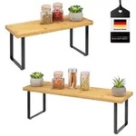 bremermann K&uuml;chenregal, Schwarz, Holz, 50x15x16 cm, K&uuml;chen, K&uuml;chenm&ouml;bel,