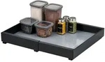 bremermann Teleskopschublade,, Schwarz, Metall, 51x6x42 cm, Schlafzimmer,
