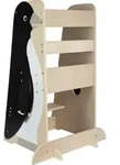 small foot Lernturm, Mehrfarbig, Holz, Metall, Textil, 64x92x53 cm, EN 71,