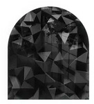 Tulup Glasplatte, Schwarz, Glas, Rechteckig, 80x70x0.4 cm, Kleinm&ouml;bel, Kamine &