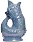 Gluckigluck Karaffe, Blaugrau, Keramik, Tiere, 1.2 L, Organisch, handgemacht,...