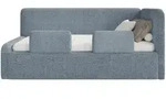 Selsey Jugendbett, Blau, Kunststoff, 1-Sitzer, 90x200 cm, Made in Europe,