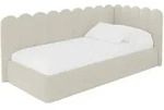 Altdecor Einzellbett, Champagner, Textil, 80x200 cm, Kinderzimmer &...
