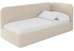 Altdecor Einzellbett, Cappuccino, Textil, 90x200 cm, Kinderzimmer &...