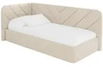 Altdecor Einzellbett, Kaschmir, Textil, 80x200 cm, Kinderzimmer & Jugendzimmer,
