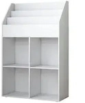 Vicco Kinderregal, Wei&szlig;, Holzwerkstoff, 7 F&auml;cher, Rechteckig, 72x111x30.2 cm,