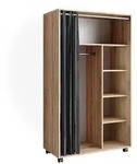 Vicco Kleiderschrank, Sonoma Eiche, Holzwerkstoff, 6 F&auml;cher, Rechteckig,...
