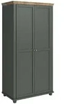 Petits-meubles Kleiderschrank, Gr&uuml;n, Holzwerkstoff, 108.1x216.1x61.7 cm,