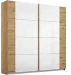 Rauch M&ouml;bel Schwebet&uuml;renschrank, Eiche Artisan, Wei&szlig;, Holzwerkstoff, 2...