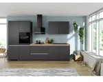 Impuls K&uuml;chenleerblock IP 3150, Graphit, Holzwerkstoff, Uni, 3 Schublade(n)