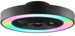 Brilliant Led, Schwarz, Kunststoff, Rund, 48.6x13.7x48.6 cm, Lampen & Leuchten, LED
