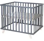 Roba Laufgitter, Anthrazit, Holz, Rechteckig, 73x77x98.5 cm, Babym&ouml;bel, Laufstall