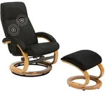 Beliani Massagesessel, Schwarz, Holz, 1-Sitzer, 50x102x75 cm, Wohnzimmer,...