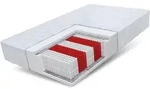 FDM Taschenfederkernmatratze, Wei&szlig;, Textil, H3, F&uuml;llung: Taschenfederkern,