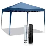 Faltpavillon, Blau, Textil, 300x268x300 cm, Sonnenschutz & Sichtschutz,...