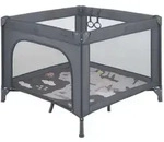 Kikka boo Laufstall, Grau, Metall, Quadratisch, 100x77x100 cm, Babym&ouml;bel,...