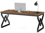 Schreibtisch, Braun, Holzwerkstoff, 160x75x70 cm, Arbeitszimmer, Schreibtische,